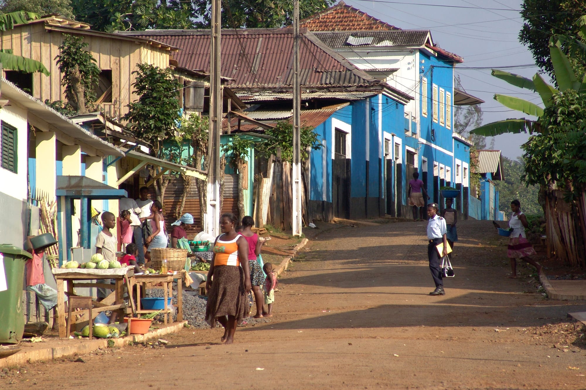 Santana, sulla costa orientale di Sao Tomè